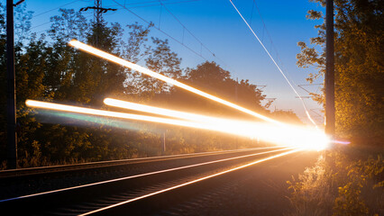 train long shutter