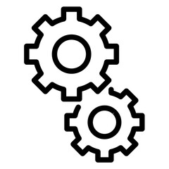 Setting gear icon. Gear wheel icon set. Cogwheel group. Cogwheel. Gears design collection on white background. Gear wheel icons.