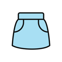 Skirt icon vector design templates simple and modern