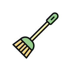 Broom icon vector design templates simple and modern