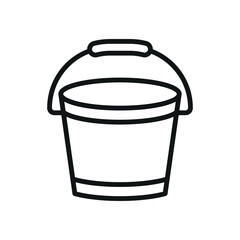 Bucket icon vector design templates simple and modern