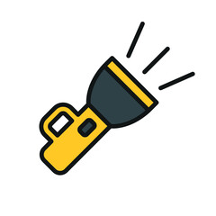 flashlight icon vector design templates simple and modern