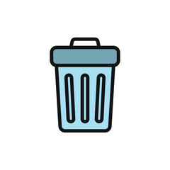 Garbage can icon vector design templates simple and modern