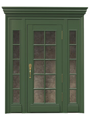 Obraz premium Entrance classic doors for the house