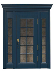 Entrance classic doors for the house