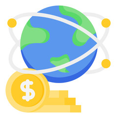  Global business 3D Icon