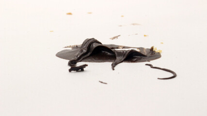 Fototapeta premium Spilled chocolate jam