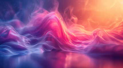 Obraz premium Ethereal Rainbow Hues - Soft Blurred Abstract Background in Vibrant Colors