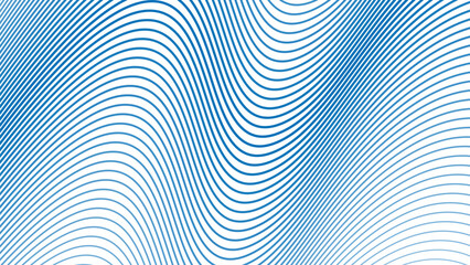 Blue tosca stripes wavy lines abstract background for backdrop or presentation