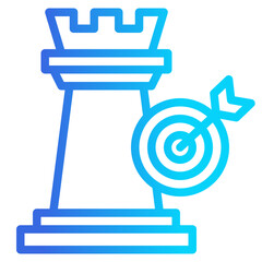  Business Strategy Solid Icon