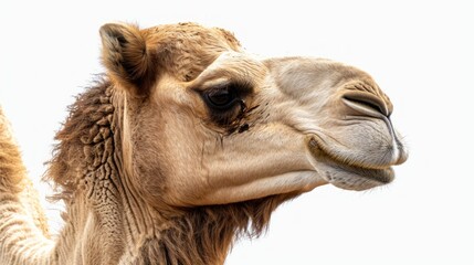 Obraz premium Close-up Portrait of a Camel's Head