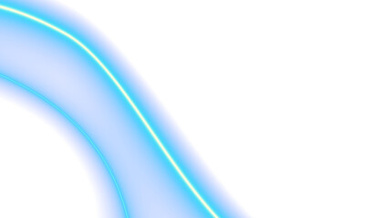 Energy lines with transparent gradient background. Elegant rainbow colours wavy line on Transparent png overlay background