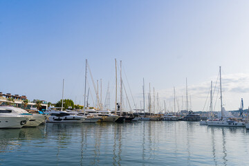 Fototapeta premium boats in the harbor
