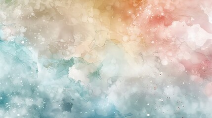Fototapeta premium A delicate watercolor background with soft, flowing colors blending into each other.