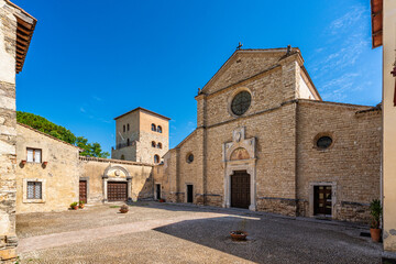 The marvelous Farfa Abbey, in the Province of Rieti, Lazio, Italy.