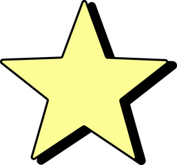 Neo Brutalism Colorful Element Illustration design.