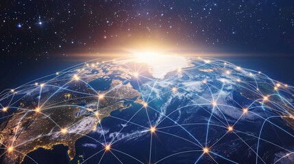 Global Delivery Network Spanning Across the Globe - Connectivity Concept for Logistics and Shipping
