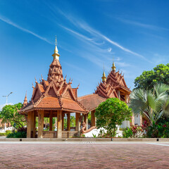 Dai-style architecture in Xishuangbanna, Yunnan, China.