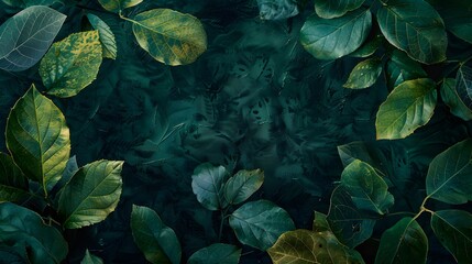 Fototapeta premium leaves background