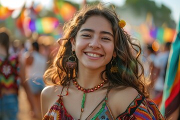 Fototapeta premium Patriotic celebration: Mexico independence day, honoring nation's struggle for freedom with vibrant festivities, cultural traditions, collective expression of national pride, historical significance.