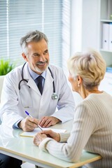 doctor and patient in hospital
