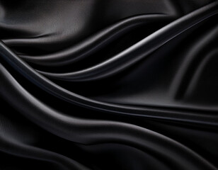 Fototapeta premium Classic Black Velvet Texture with a Matte Finish and Subtle Shine