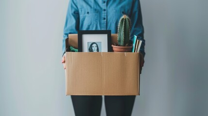 The box with personal items