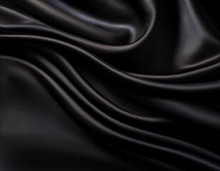Fototapeta premium Classic Black Velvet Texture with a Matte Finish and Subtle Shine