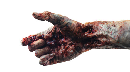 PNG Image of Hand of scary zombies