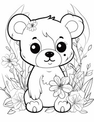 Obraz premium children's coloring book.