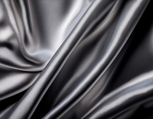 Obraz premium Silvery Gray Velvet Texture with a Sleek, Elegant Finish