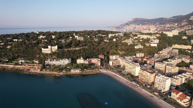 Un lever du soleil - c&ocirc;te d'azur Roquebrune Cap Martin