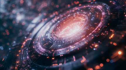 Professional touchscreen engagement with glowing holographic elements, abstract tech wallpaper, ideal for background best-seller.