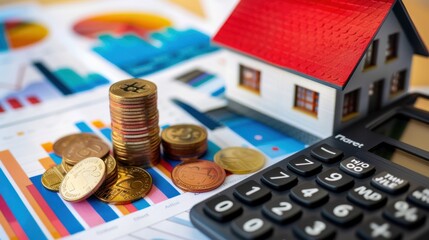 The coins and house model