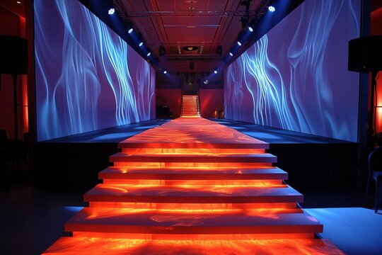 Product launch event with a dramatic reveal