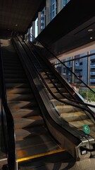 subway station in the night