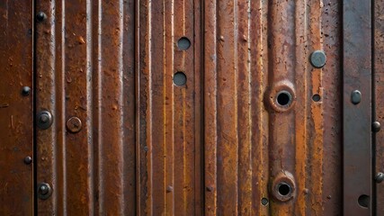 Obraz premium Old rusty wall