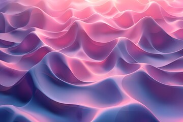 Obraz premium Ethereal Waves of Color: A Dreamy Abstract Landscape