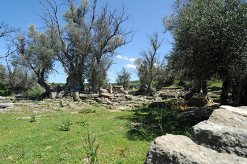 L'acropole d'Eleftherna pr&egrave;s de R&eacute;thymnon en Cr&egrave;te