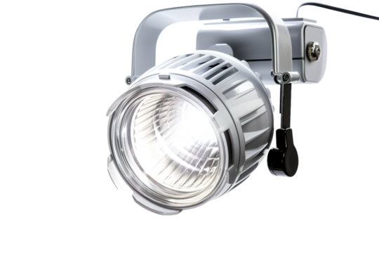 A Stage Light Ready to Illuminate the Performance on a Clear PNG or White Background.