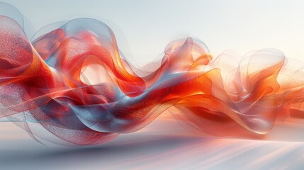 Soft Gradient Textile Flow Patterns with Color Transitions