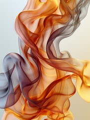 Soft Gradient Textile Flow Patterns with Color Transitions