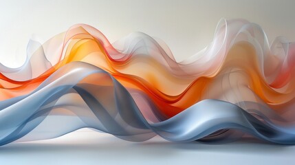 Soft Gradient Textile Flow Patterns with Color Transitions