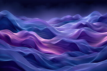 Obraz premium Fluid Shapes in Dark Color Palette