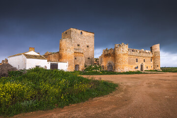 Obraz premium View to the castle pf Santiago de la Torre