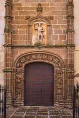 View to the town of Feria, Spain