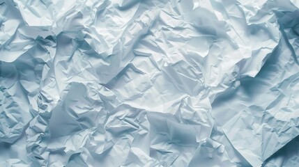 Obraz premium Crumpled Paper Texture Background Abstract Blue