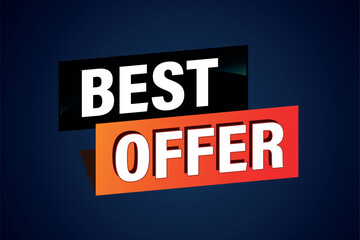 best offer poster banner graphic design icon logo sign symbol social media website coupon

