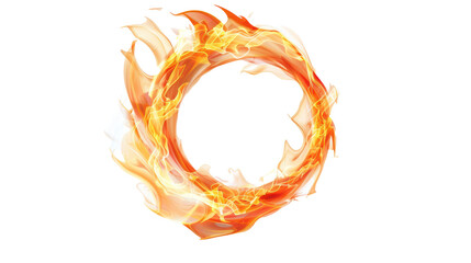 PNG Image of Realistic fire flame