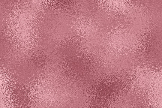 Rose gold foil with glass texture background.